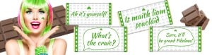 Irish-Theme Chocolate Bars