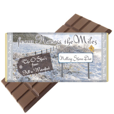 Across the Miles Personalised Chocolate Bar