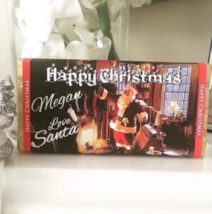 From Santa Personalised Chocolate Bar