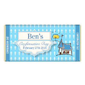 Personalised Communion Confirmation Chocolate Bar