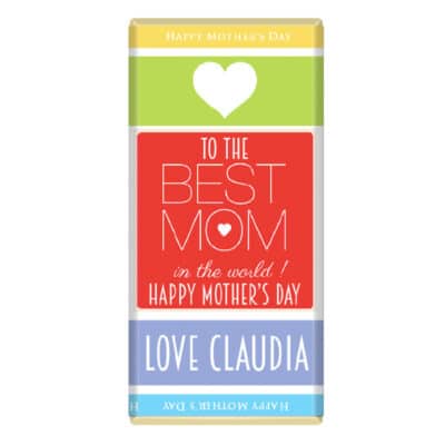 Mothers Day Personalised Chocolate Bar