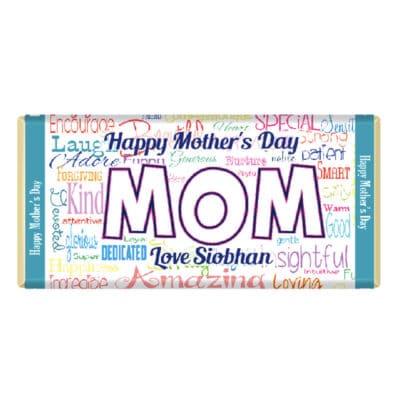 Mothers Day Personalised Chocolate Bar