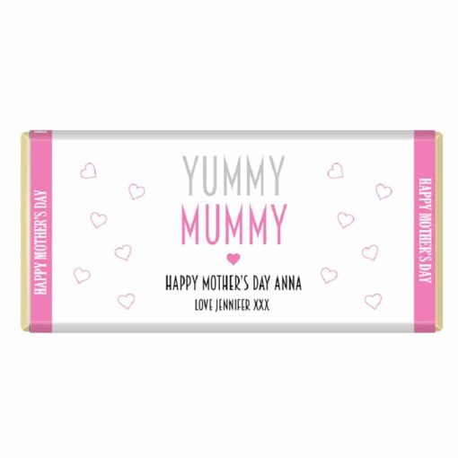 Happy Mothers Day Yummy Mummy Personalised Chocolate Bar