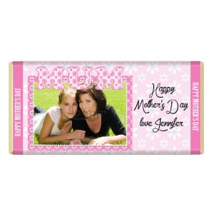 Upload Photo Personalised Mothers Day Chocolate Bar