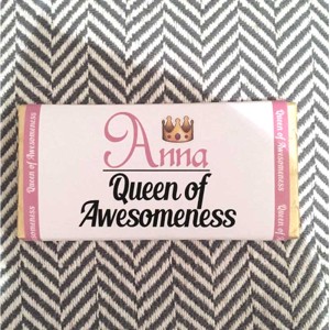 Queen of Awesomeness Chocolate Bar