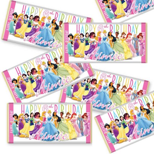 Disney Princess Small Chocolate Bar Packs