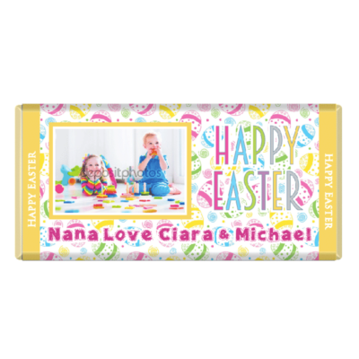 Photo Easter Personalised Chocolate Bar