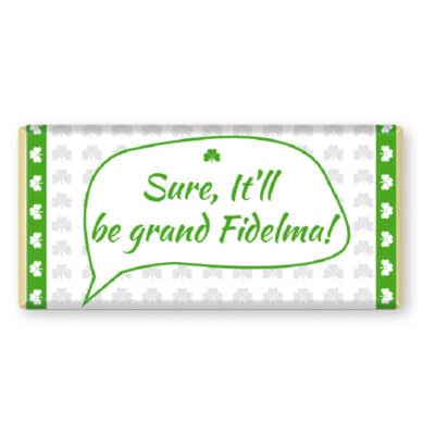 Irish Sayings Chocolate Bar Personalised