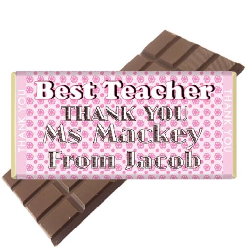 7 Teacher-Bar-Pink-Pattern-Chocolate Bar