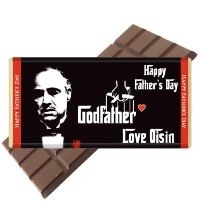 Custom Fathers Day Chocolate Bar