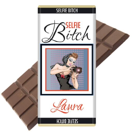 Selfie Bitch Personalised Chocolate Bar