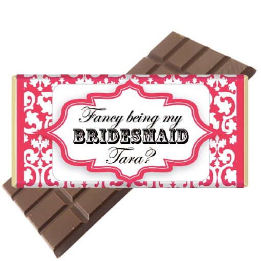 Will you be my bridesmaid bar