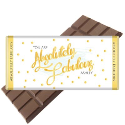 Absolutely Fabulous Personalised Chocolate Bar