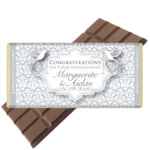 Engagement Gift Chocolate Bar Personalised