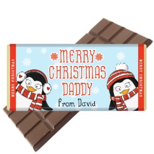 Cute Penguin Design Chocolate Bar