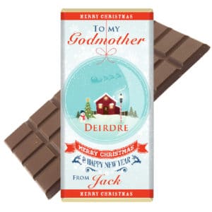 Personalised Godmother Chocolate Bar