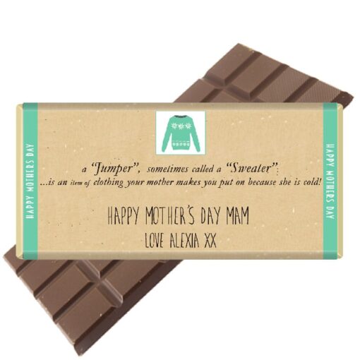 "Jumper" Mother's Day Chocolate Bar