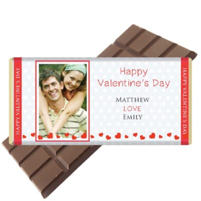 Photo-portrait personalised chocolate