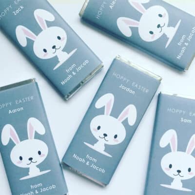 Hoppy-Easter-35g-Personalised Chocolate Bars