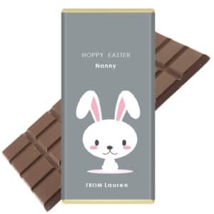 Hoppy-Easter-Personalised Chocolate Bar