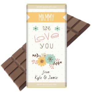 Mothers Day We-Love-you Chocolate Bar