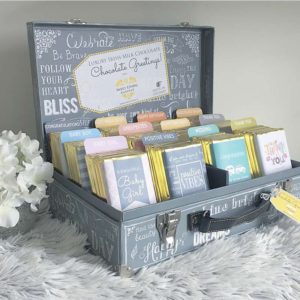 Chocolate Bars & Suitcase Display