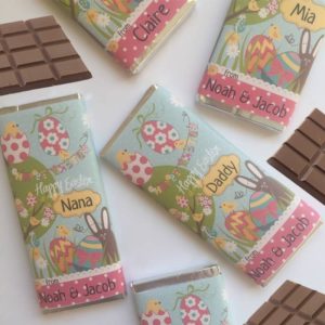 The Easter Eggs (Design), Personalised Small Bars