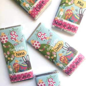 The Easter Eggs (Design), Personalised Small Bars