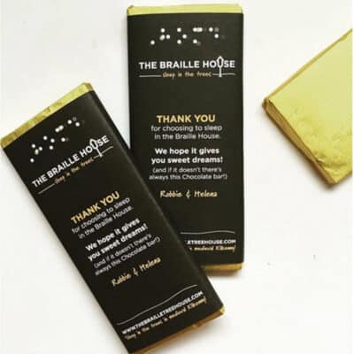 Braille House Chocolate Bars