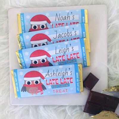 Late Late Toy Show Personalised Chocolate Bar
