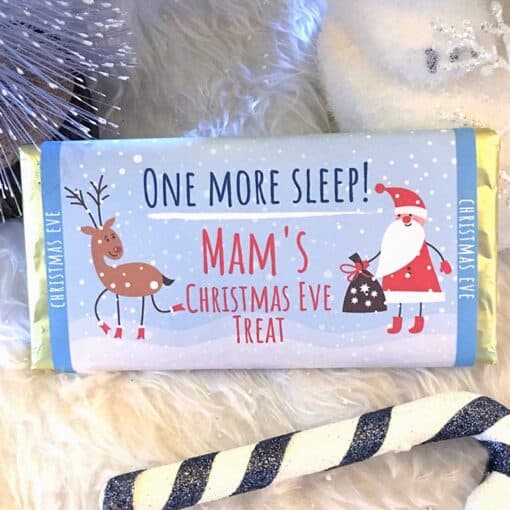 Christmas Eve Personalised Chocolate Bar