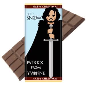 Game of thrones personalised chocolate