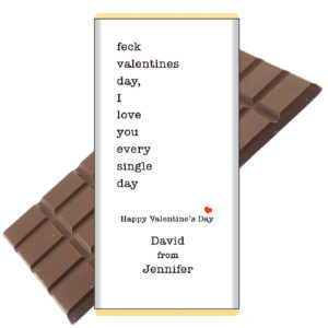 feck-valentines day chocolate bar