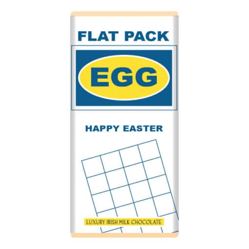 Flat Pack Easter Egg Chocolate Bar