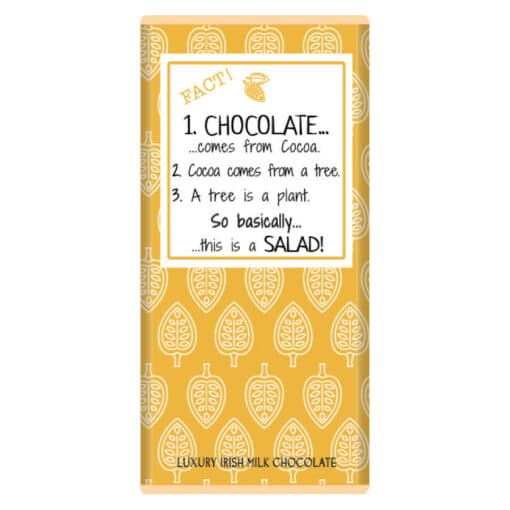 Chocolate is salad