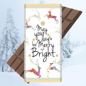 May your days be merry chocolate bar