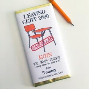 Leaving cert Cancelled chocolate bar