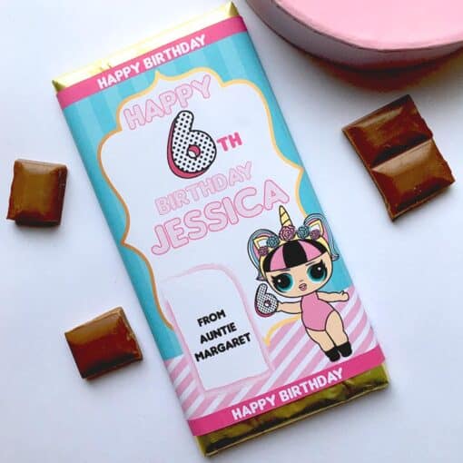 LOL Dolls Personalised Birthday Bar