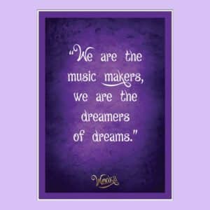 Willy Wonka Quote A4 Print (only)