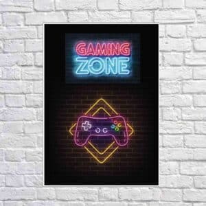 Gaming Zone A4 Print
