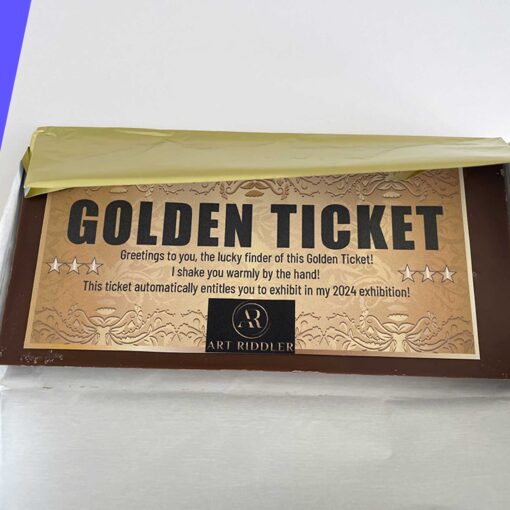 WONKA Bar with Golden Ticket