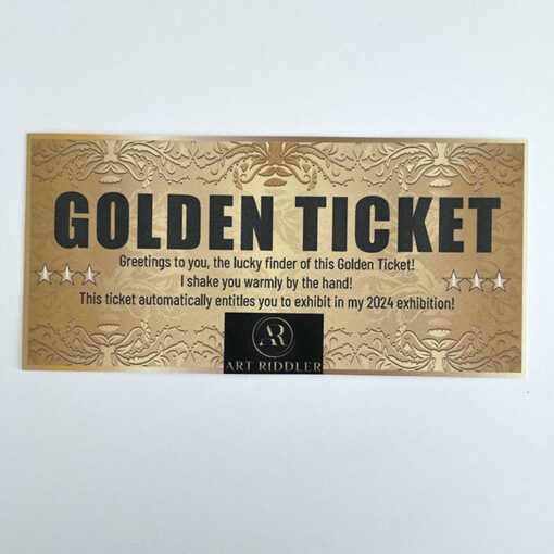 WONKA Bar with Golden Ticket
