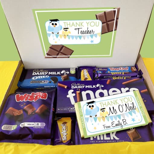 Thank You Teacher Chocolate Box