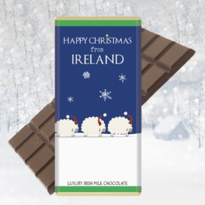 Happy Christmas from Ireland Chocolate Bar
